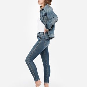 Express Ankle Legging Mid Rise size 12 Long